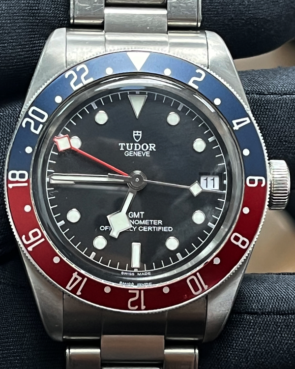 Tudor Black Bay GMT "Pepsi" 41MM Black Dial Steel Bracelet (79830RB)