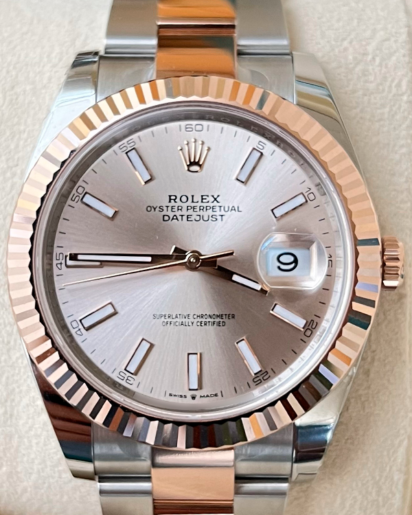 2022 Rolex Datejust 41MM Sundust Dial Two-Tone Bracelet (126331)