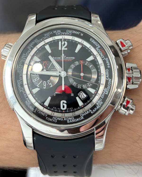 2008 Jaeger-LeCoultre Master Compressor Extreme World Chronograph 46MM Black Dial Rubber Strap (150.8.22 Q1768470)