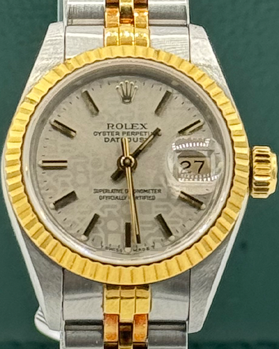 1991 Rolex Lady-Datejust 26MM Ivory Dial Two-Tone Jubilee Bracelet (69173)