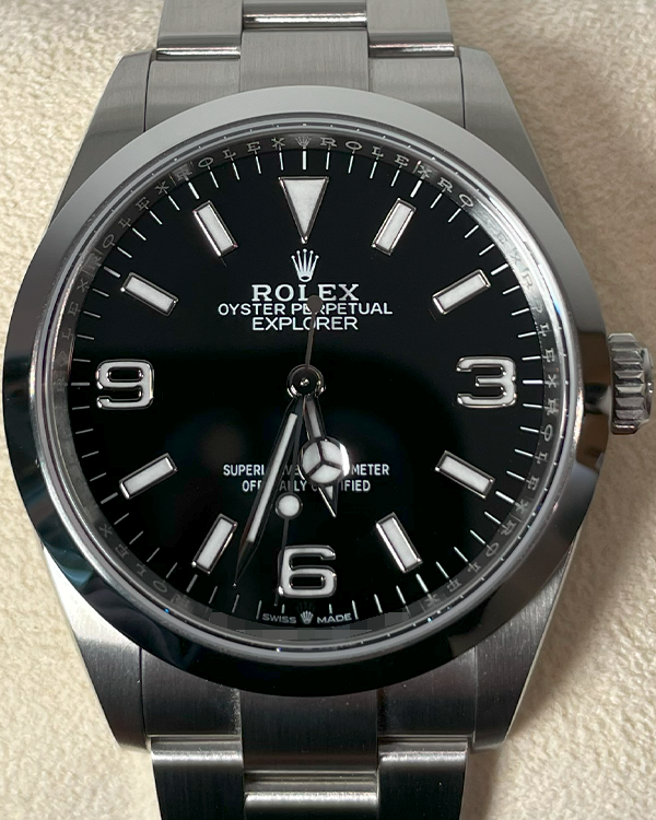 2023 Rolex Explorer 36MM Black Dial Oystersteel Bracelet (124270)