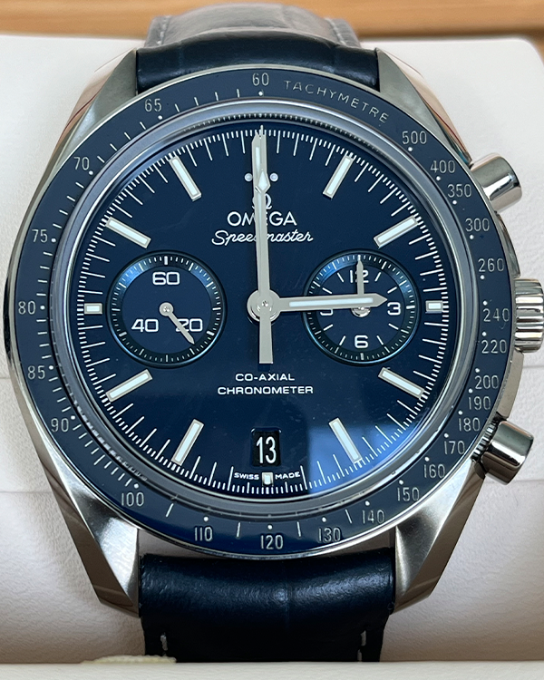 2024 Omega Speedmaster Two Counters 44.25MM Blue Dial Titanium Case (311.93.44.51.03.001)