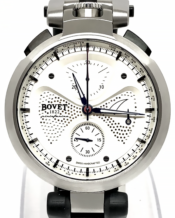 Bovet Sergio Split-Second Chronograph L.E. 45MM White Dial Rubber Strap (SEPIN003)