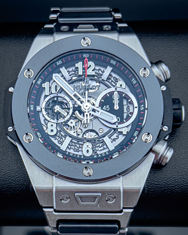 Hublot Big Bang Unico 45MM Skeleton Dial Titanium/Ceramic Bracelet (411.NM.1170.NM)