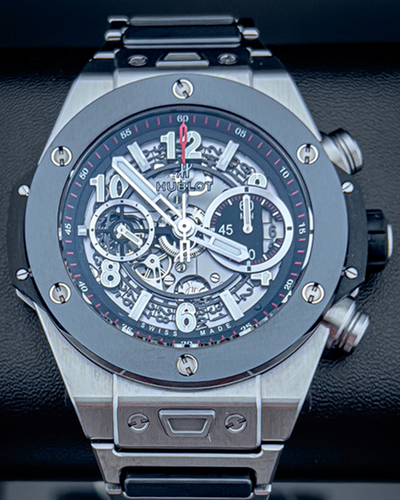 Hublot Big Bang Unico 45MM Skeleton Dial Titanium/Ceramic Bracelet (411.NM.1170.NM)