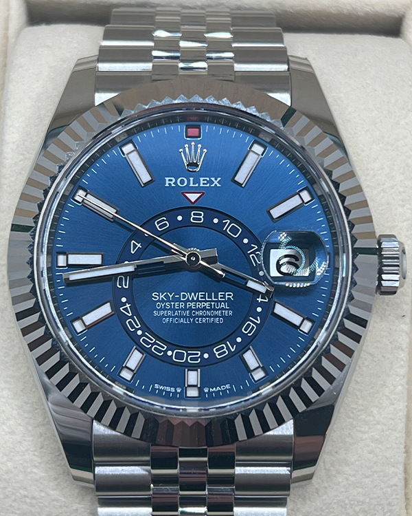 2023 Rolex Sky-Dweller 42MM Blue Dial Jubilee Bracelet (336934)