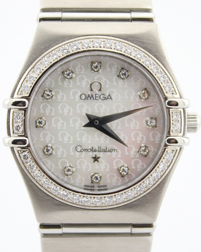 Omega Constellation 25MM Mother of Pearl Dial Steel Bracelet (1458.75.00)