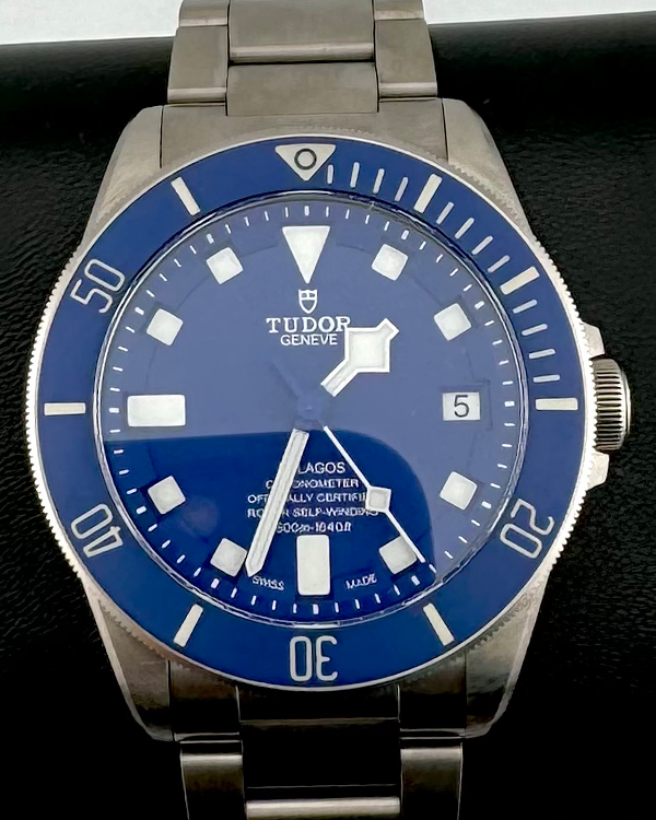 2021 Tudor Pelagos 42MM Blue Dial Titanium Bracelet (25600TB)