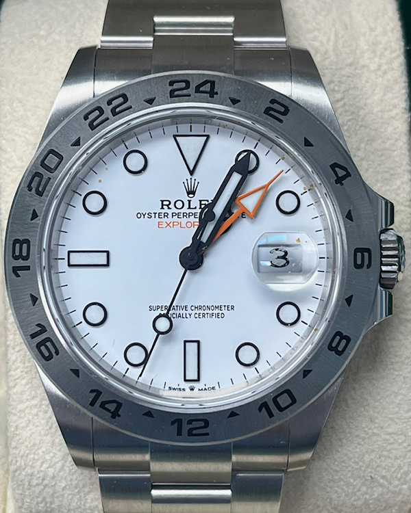 2023 Rolex Explorer II "Polar" 42MM White Dial Oyster Bracelet (226570)