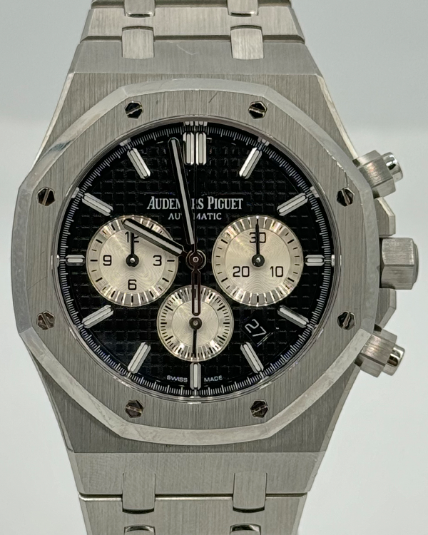 Audemars Piguet Royal Oak Chronograph 41MM Black Dial Steel Bracelet (26331ST.OO.1220ST.02)