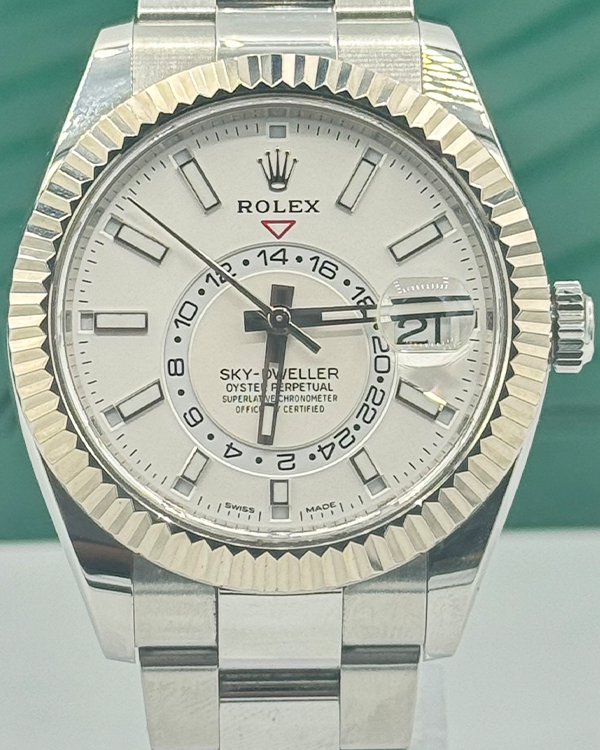 2020 Rolex Sky-Dweller 42MM White Dial Oyster Bracelet (326934)