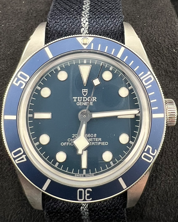 No Reserve - 2023 Tudor Black Bay 58 39MM Blue Dial Textile Strap (79030B)