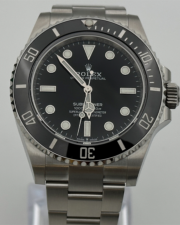 2023 Rolex Submariner No Date Oystersteel Black Dial (124060)