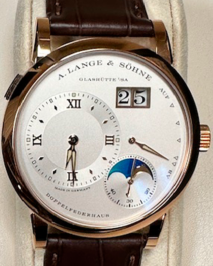 A. Lange & Söhne Lange 1 38MM Silver Dial Leather Strap (192.032)