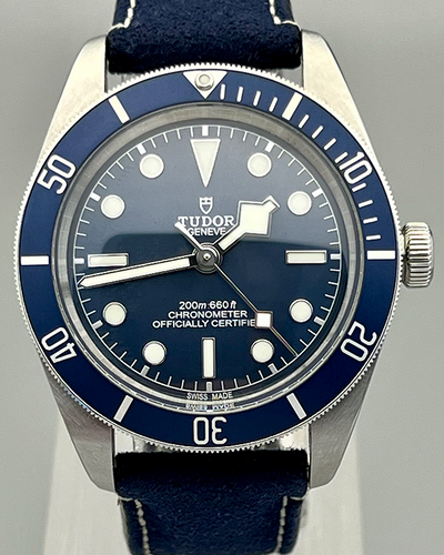 No Reserve - 2022 Tudor Black Bay Fifty-Eight 39MM Blue Dial Leather Strap (79030B)