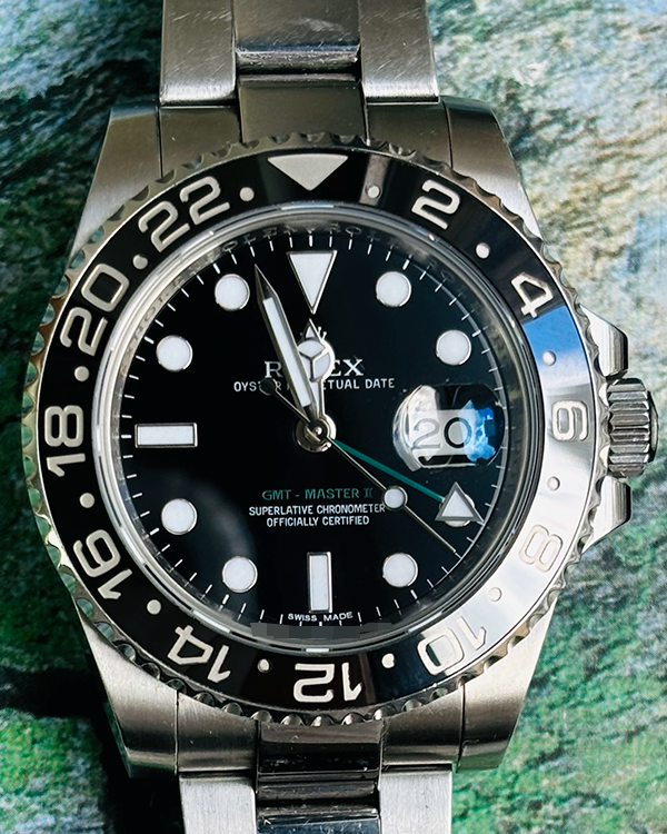 Rolex GMT-Master II 40MM Black Dial Oyster Bracelet (116710LN)