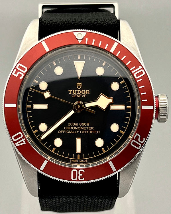 No Reserve  - 2022 Tudor Black Bay 41MM Black Dial Textile Strap (79230R)