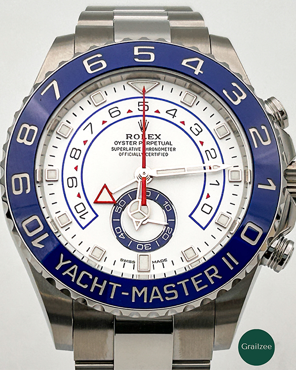 2022 Rolex Yacht-Master II Oystersteel White Dial (116680)