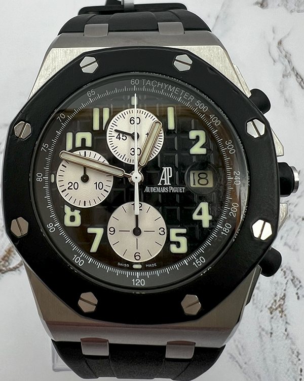 Audemars Piguet Royal Oak Offshore Chronograph 42MM Black Dial Rubber Strap (25940SK.OO.D002CA.01)