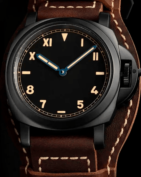 2020 Panerai Luminor California 8 Days DLC 44MM Black Dial Rubber Strap (PAM00779)