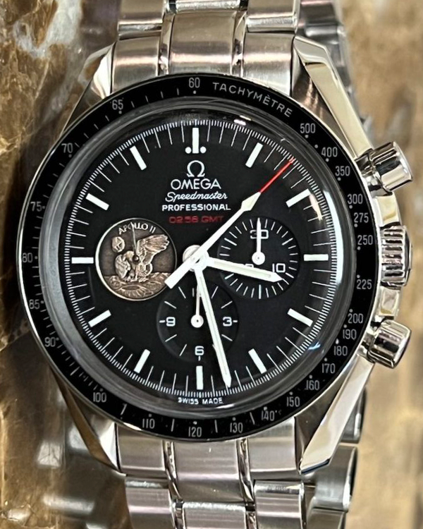 Omega Speedmaster Professional Apollo 11 40th Anniversary Limited Edition 42MM Black Steel Bracelet (311.30.42.30.01.002)