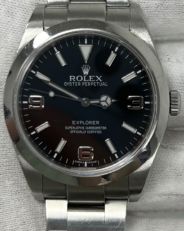 2012 Rolex Explorer 39MM Black Dial Oyster Bracelet (214270)