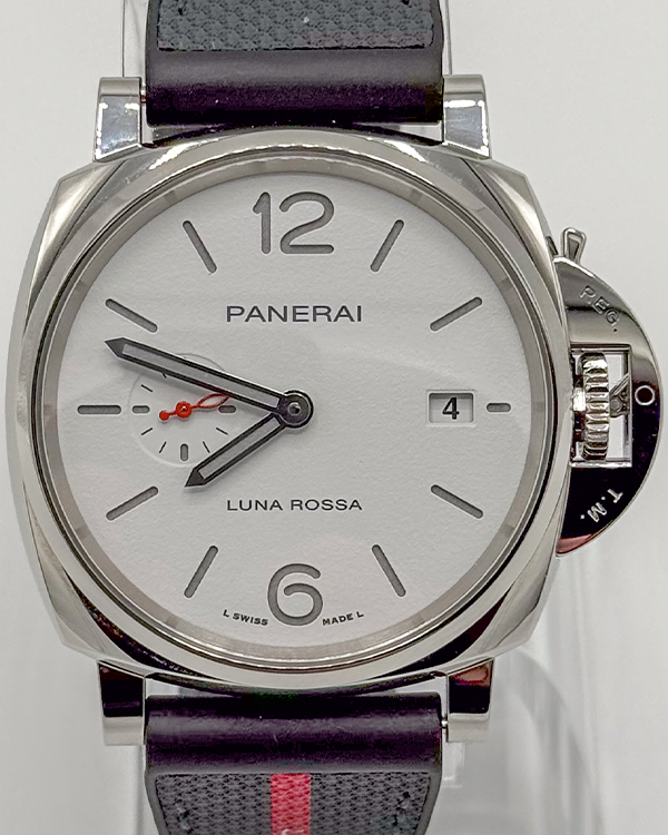 Panerai Luminor Due 42MM White Dial Rubber Strap (PAM01381)