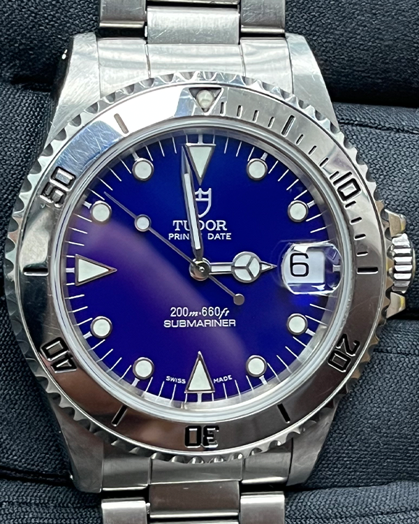 Tudor Submariner 36MM Blue Dial Steel Bracelet (75190)