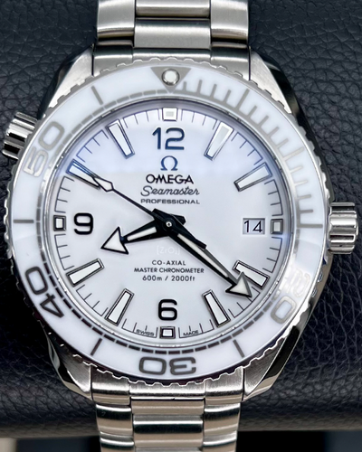 Omega Seamaster Planet Ocean 600M 39.5MM White Dial Steel Bracelet (215.30.40.20.04.001)