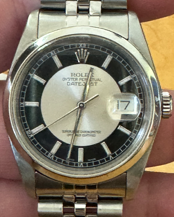 Rolex Datejust 36MM "Tuxedo" Black Dial Jubilee Bracelet (16234)