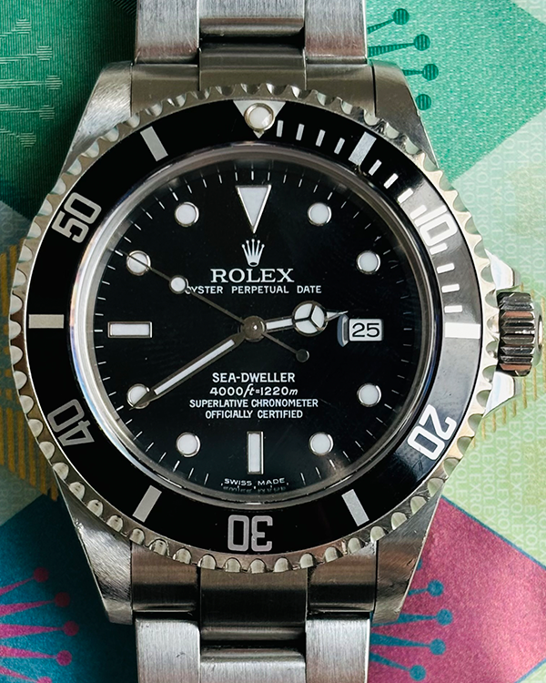 2004 Rolex Sea-Dweller 4000 40MM Black Dial Oyster Bracelet (16600)