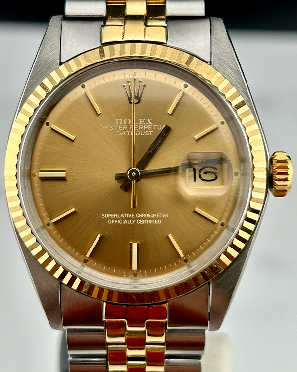 Rolex Datejust 36MM Bronze Dial Two-Tone Jubilee Bracelet (1601)