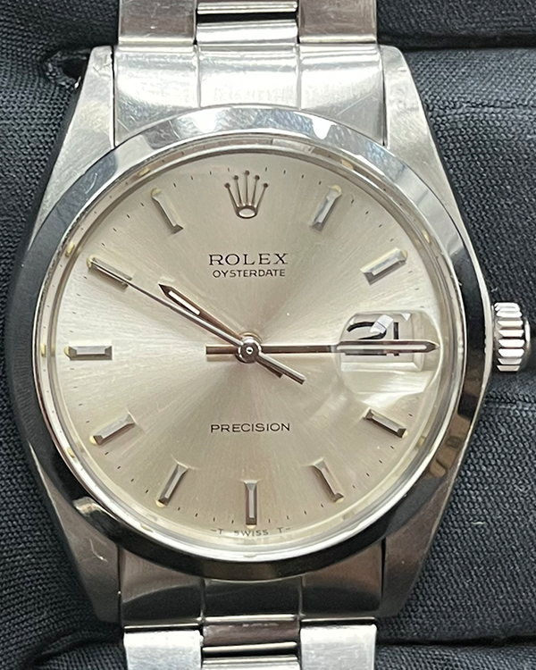 Rolex Oyster Precision 34MM Silver Dial Oyster Bracelet (6694)