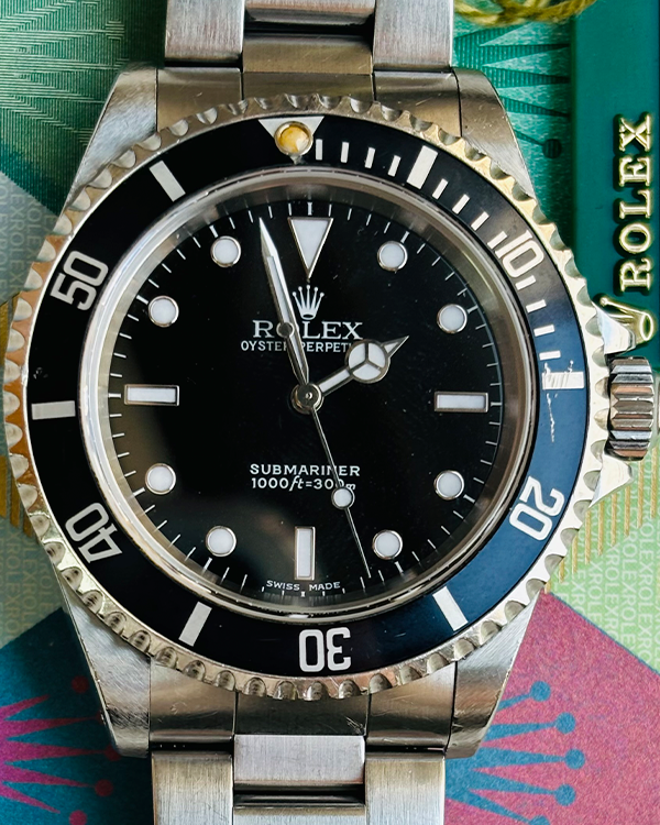 2003 Rolex Submariner No-Date 40MM Black Dial Oyster Bracelet (14060M)