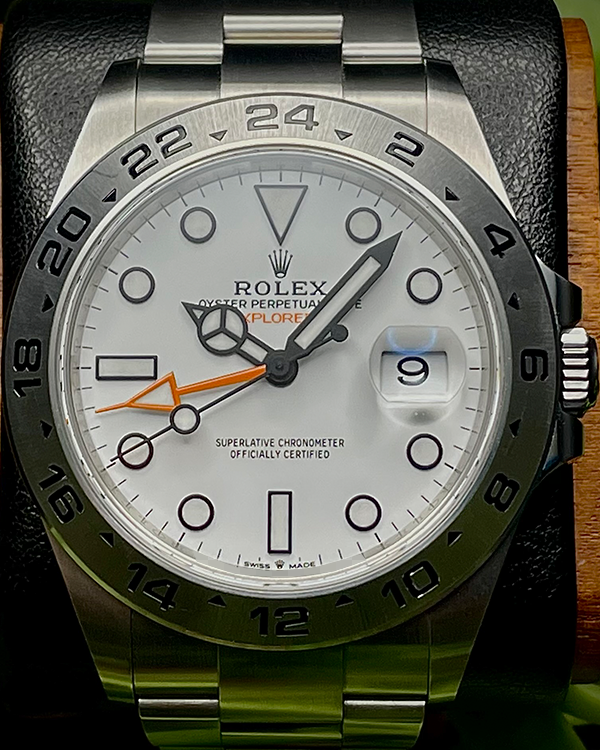 2023 Rolex Explorer II "Polar" 42MM White Dial Oyster Bracelet (226570)