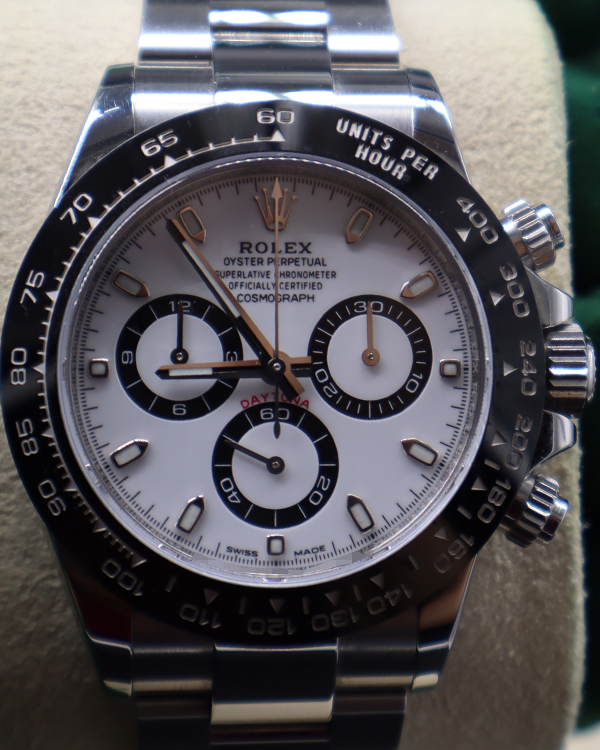 2020 Rolex Cosmograph Daytona "Panda" 40MM White Dial Oyster Bracelet (116500LN)