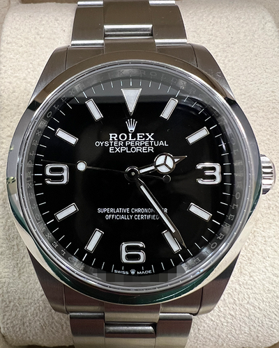 2023 Rolex Explorer 36MM Black Dial Oyster Bracelet (124270)