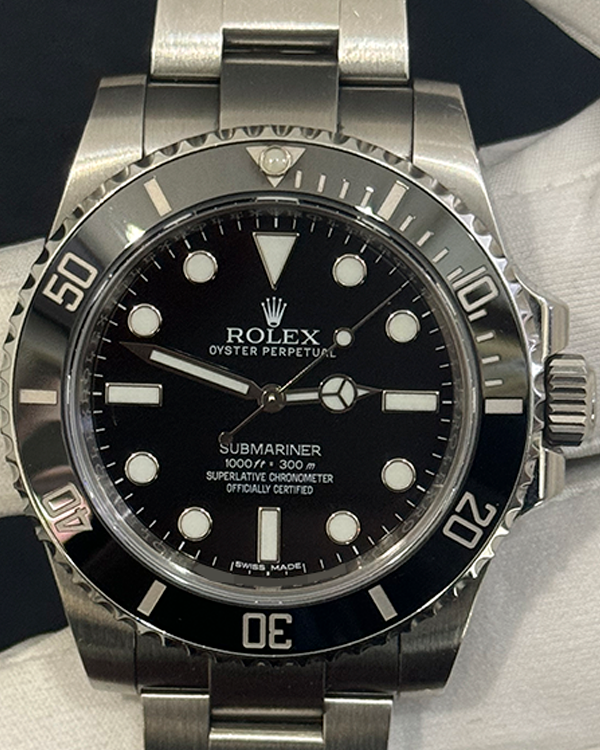 2017 Rolex Submariner No-Date 40MM Black Dial Oyster Bracelet (114060)