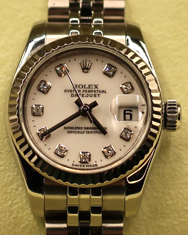 Rolex Lady-Datejust 26MM White Dial Jubilee Bracelet (179174)