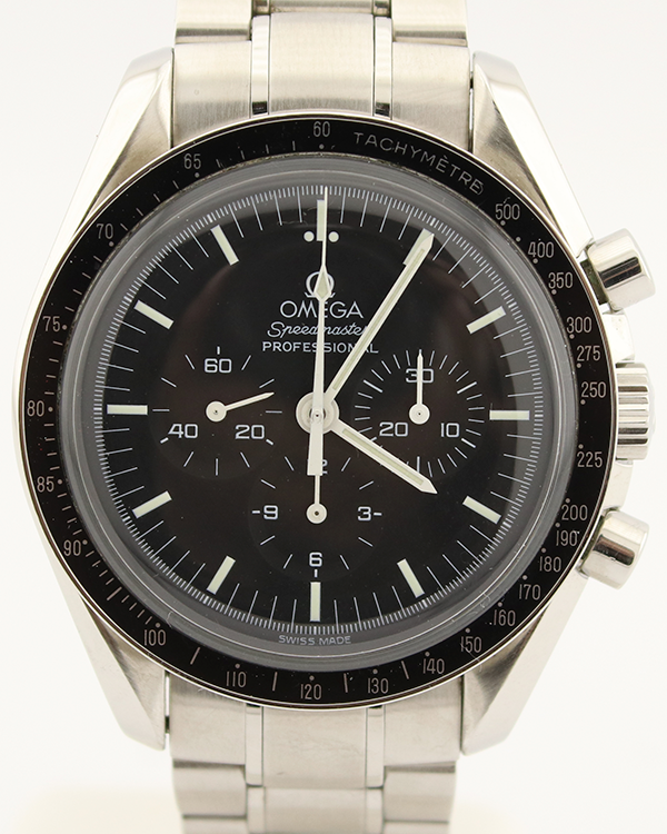 Omega Speedmaster Professional Moonwatch 42MM Black Dial Steel Bracele ...