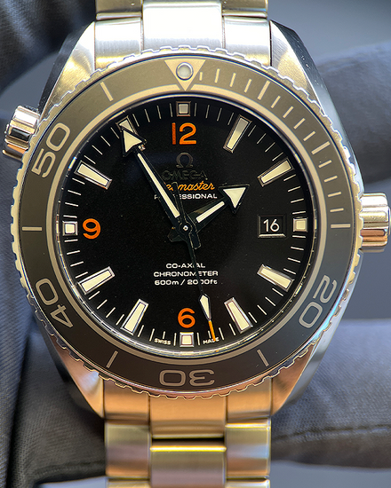 2014 Omega Seamaster Planet Ocean 45.5MM Black Dial Steel Bracelet (232.30.46.21.01.003)