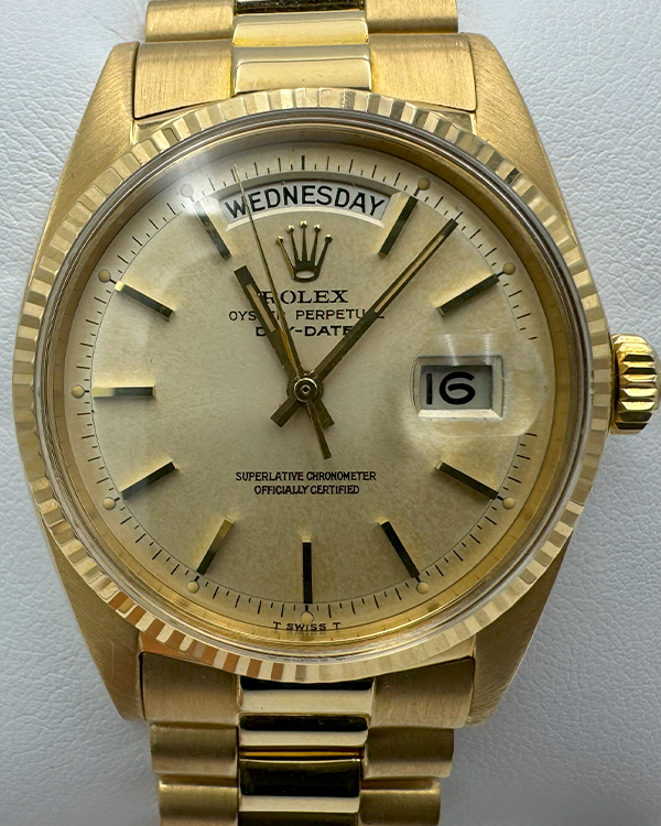 Rolex Day-Date 36MM Champagne Dial President Bracelet (1803)