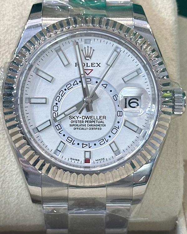 Rolex Sky-Dweller 42MM White Dial Oyster Bracelet (326934)