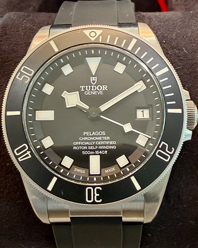 No Reserve - 2023 Tudor Pelagos 42MM Black Dial Rubber Strap (25600TN)