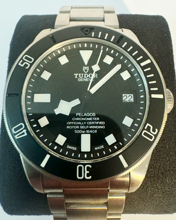 2022 Tudor Pelagos 42MM Black Dial Titanium Bracelet (25600TN)