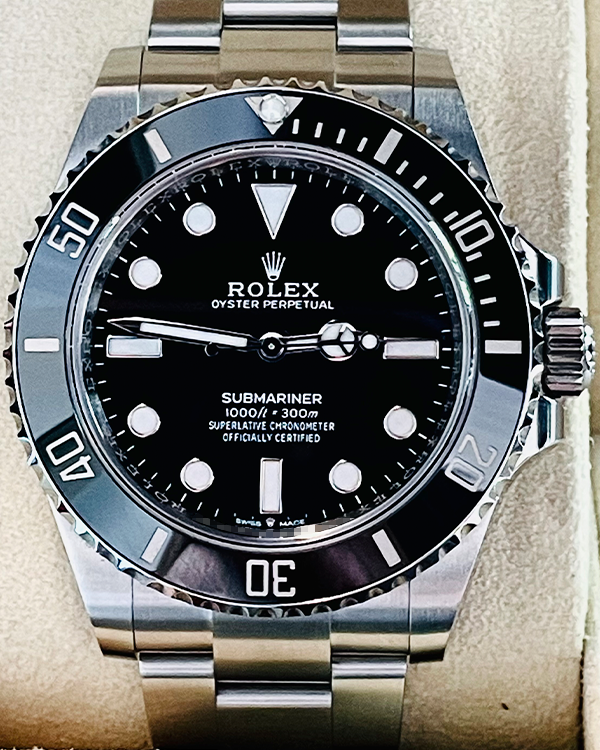 2024 Rolex Submariner No Date 41MM Black Dial Oyster Bracelet (124060)