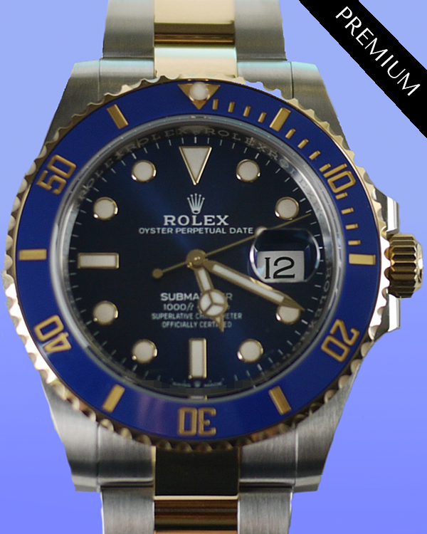 2024 Rolex Submariner Date "Bluesy" 41MM Blue Dial Two-Tone Oyster Bracelet (126613LB)