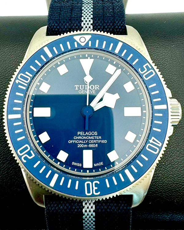 No Reserve - 2024 Tudor Pelagos FXD 42MM Blue Dial Textile Strap (25707B/24)