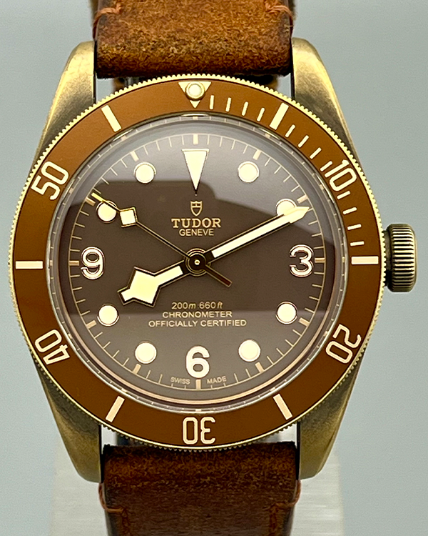 No Reserve - 2018 Tudor Black Bay Bronze 43MM Brown Dial Leather Strap (79250BM)