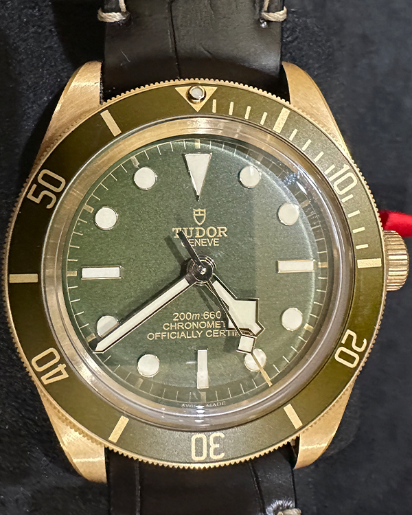 2024 Tudor Black Bay 58 39MM Green Dial Leather Strap (79018V)